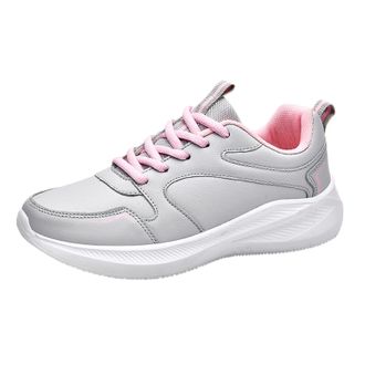 Generic Ladies Wide Fit Walking Trainers Womens Lightweight Plantar Fasciitis Sneakers Women Sports Shoes Soft Bottom Shoes Breathable Light Leisure Running T