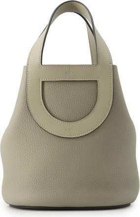 Herm&egrave;s Kara Taurillon Clemence Leather Swift Leather Tote Bag (Pre-Owned)