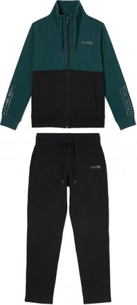 Freddy Tuta Sportiva Donna Colour Block con Zip e Collo Alto