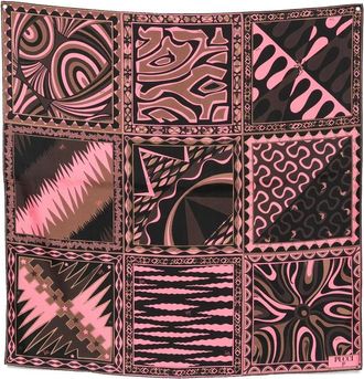 Pucci Marmo-print Silk Scarf