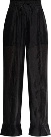 Gestuz Broek Gztrudi - Dames - Wijde Broeken - Zwart - 2XL - Broeken
