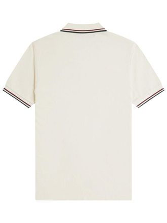 Fred Perry Embroidered Logo Cotton Polo Shirt - White
