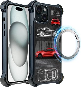 OEM Funda Para Iphone 15 Plus Ibizu Dropguard Ultra Con Magsafe, Techdrive, Gt V8 coyote