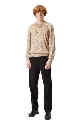 Missoni Slub Crew-neck Pullover in Beige at Nordstrom, Size 48 It