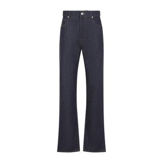 Bottega Veneta Raw Indigo Straight Denim