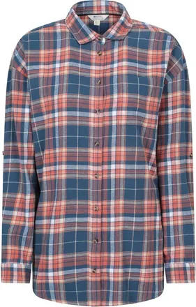 Mountain Warehouse Elm Flannel Relaxed Fit Long-Sleeved Shirt in Navy at Nordstrom, Size 10