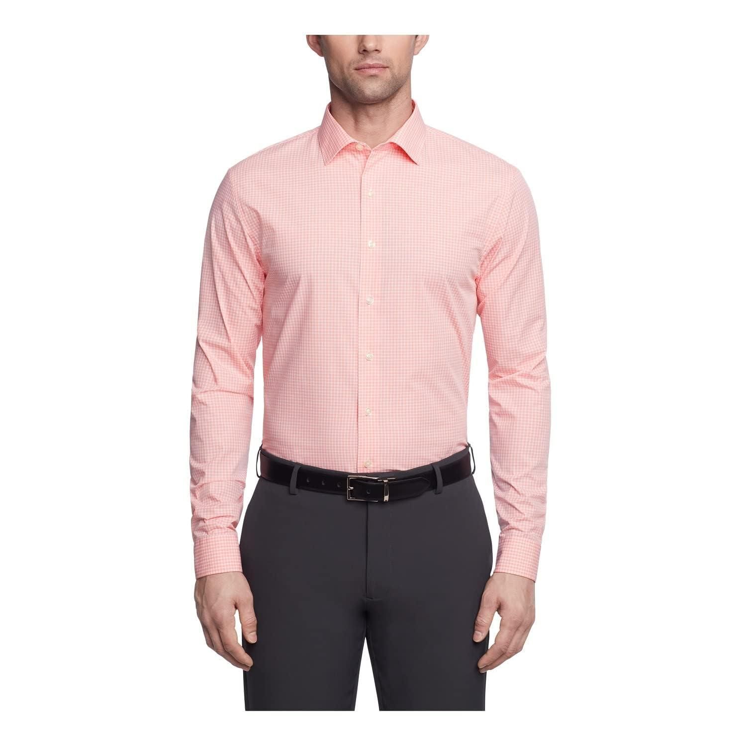 Kenneth Cole Herren Hemd Slim Fit – Karo & Streifen Design, Maschinenwaschbar, Klassische Passform