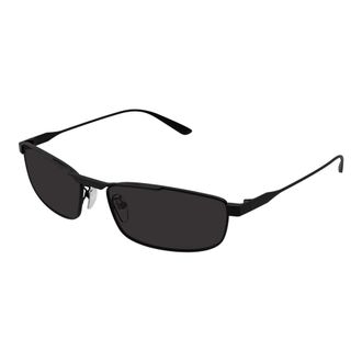 Balenciaga Accessoires, Dames, Zwart, ONE Size, Rechthoekige Zonnebril