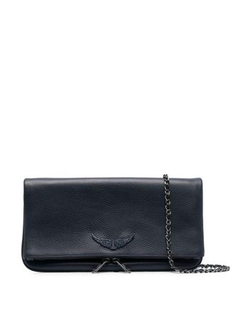 Zadig&Voltaire Borsa con applicazione ali - Blu
