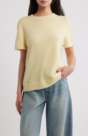 DL1961 Cashmere Knit Tee in Moonlight at Nordstrom, Size X-Small