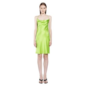 Saint Laurent Backless Cowl Dress