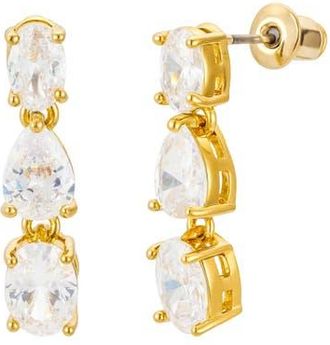 Untamed Petals Baha Crystal Earrings in Gold at Nordstrom