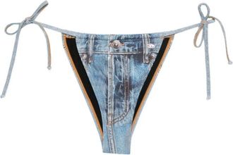 Diesel Jodie Bikini Bottom - Dames - Bikinis - Blauw - S - Denim - Badmode