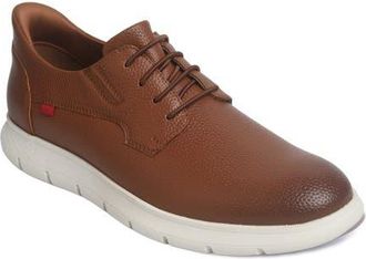 Marc Joseph New York Brooks Hands Free Technology Leather Plain Toe Casual Oxford in Cognac Grainy Leather at Nordstrom, Size 10.5