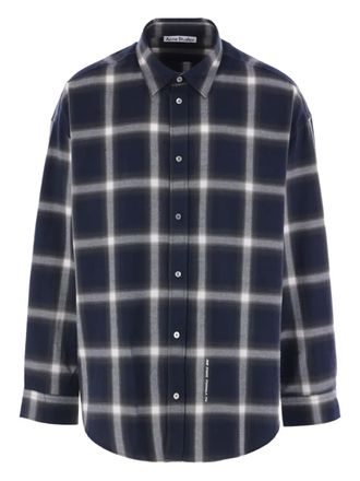 Acne Studios checked shirt - Blue