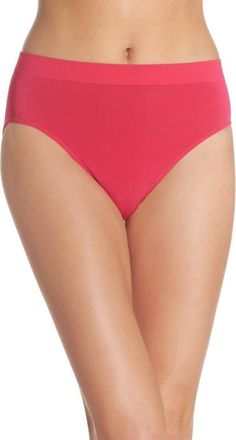 Wacoal B-Smooth High Cut Briefs in Pink Peacock at Nordstrom, Size X-Large