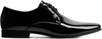 AM Shoe Company lak veterschoenen zwart