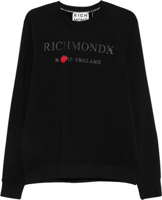 John Richmond Sweatshirts, male, Black, Size: XL Ferdi Thanem Sweatshirt