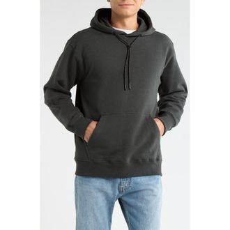 Roark Bolo Fleece Hoodie in Onyx at Nordstrom, Size Xx-Large