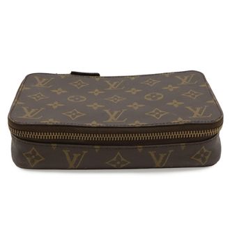 Louis Vuitton Brown Monogram Canvas Pvc Coated Canvas Pouch (Pre-Owned)