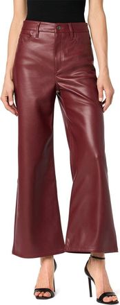 Joe's Wide Leg Burgundy Ankle Jean