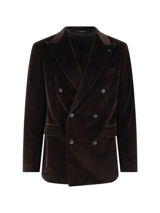 Tagliatore Blazer Doppiopetto In Velluto