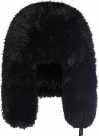 Cynthia Rowley The Snow Bunny Faux Fur Trapper Hat in Black at Nordstrom