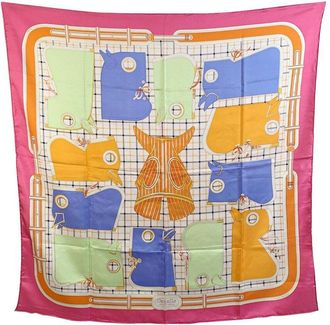 Herm&egrave;s Silk Scarf Camails (Authentic Pre-Loved)