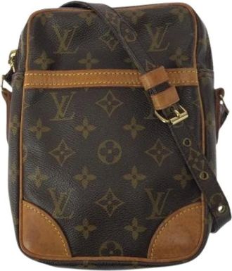 Louis Vuitton Pre-owned Cross Body Bags, female, Brown, Size: ONE SIZE Pre-owned Vintage Canvas Crossbody Bag