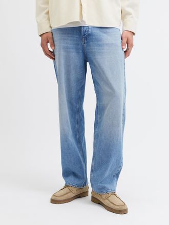 Jack & Jones Relax-fit-Jeans JACK & JONES JJIALEX JJORIGINAL ST 336 BF, Herren, Gr. 30, L&auml;nge 30, blau denim pack:sdl jj 2709, Denim/Jeans, Obermaterial: 100% Baum