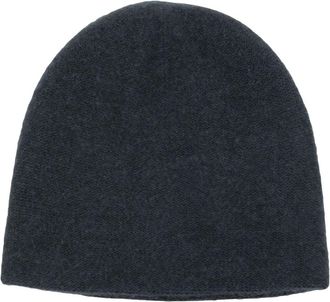 N.Peal double layer cashmere beanie - unisex - Organic Cashmere - One Size - Blue