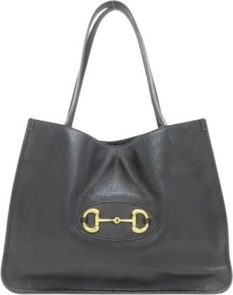 Gucci Pre-owned Tote Bags, female, Black, Size: ONE SIZE Pre-owned Vintage Tote Bag