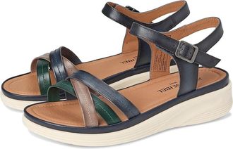 Josef Seibel Sevran 02 Womens Sandals Dark Blue : EU 36 (US Womens 5-5.5) M, Leather
