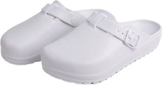 Generic Nurse Clogs, Breathable Nurse Slippers for Women, for Nurses, Hotel, 40, White