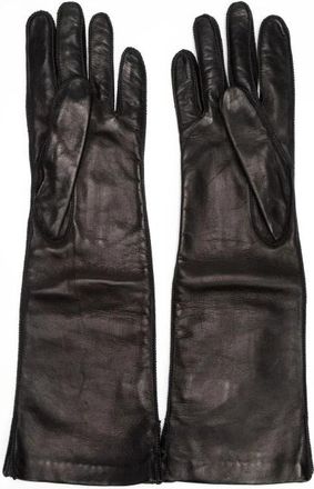 Bottega Veneta Intrecciato Leren Handschoenen - Dames - Handschoenen - Zwart - ONE Size - Leer - Accessoires