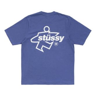 St&uuml;ssy Surf Size T-Shirt Pigment Dyed Indigo 1905180-INDI