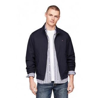 Tommy Hilfiger Waterafstotend Harringtonjack - Heren - Zomerjassen - Blauw - S - Katoen - Jassen