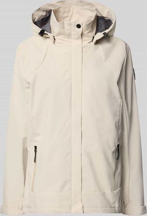 G.I.G.A. DX Parka mit Kapuze und verdecktem Rei&szlig;verschluss in Kitt, Gr&ouml;&szlig;e 36