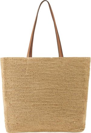 Helen Kaminski Matale Raffia Tote in Natural/Cotto at Nordstrom