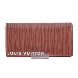 Louis Vuitton Brown Leather Wallet (Bi-Fold) (Pre-Owned)