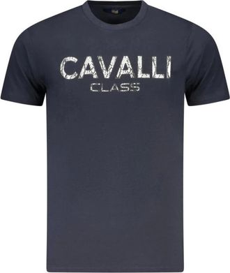 Cavalli Hombre, Camisetas, Azul, Talla: 2XL