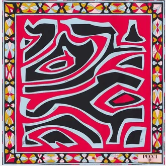 Pucci Labirinto silk twill scarf