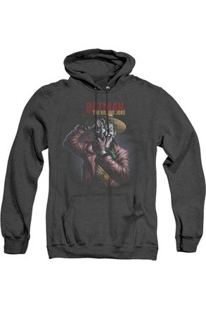 Gildan Batman Killing Joke Camera Adult Heather Hoodie / Hooded Sweatshirt
