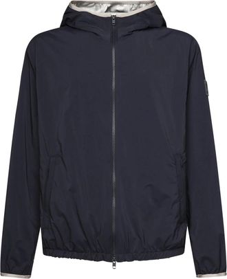Fay Windbreaker - Heren - Zomerjassen - Blauw - S - Polyester - Jassen