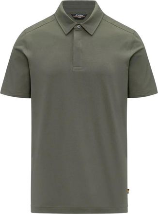 K-Way Vincelle Ice Cotton Polo - Heren - Tops - Groen - Maat: M Katoen