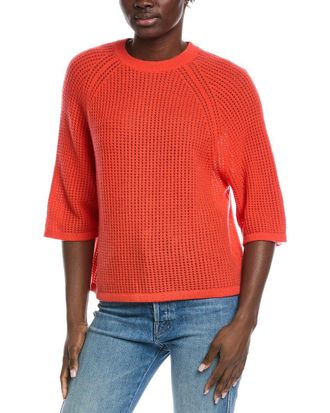 Autumn Cashmere Mesh Cashmere Sweater
