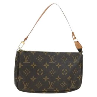 Louis Vuitton Pre-owned Shoulder Bags, female, Brown, Size: ONE SIZE Pre-owned Pouch