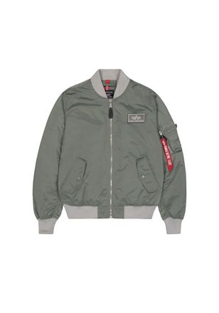 Alpha Industries Bomberjacke ALPHA INDUSTRIES MA-1 TTC Light, Herren, Gr. XXL, gr&uuml;n (vintage gr&uuml;n, silber), Obermaterial: 100% Nylon, Futter: 100% Nylon, Jacken Bomber