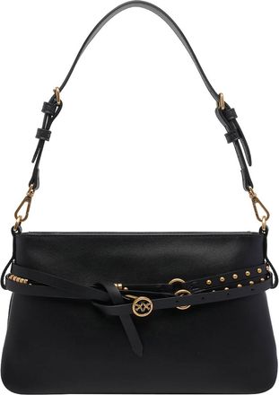 Pinko Black Mini Classic Shoulder Bag