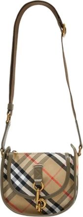 Burberry Cross Body Bags, female, Multicolor, Size: ONE SIZE Ll Mini B Clip Messenger Crossbody